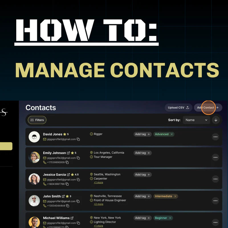 How To Manage & Organize Contacts